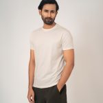 Men’s Premium Off White Crewneck T-Shirt – Classic Basic Tees