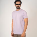 Men’s Premium Lavender Crewneck T-Shirt – Classic Basic Tees